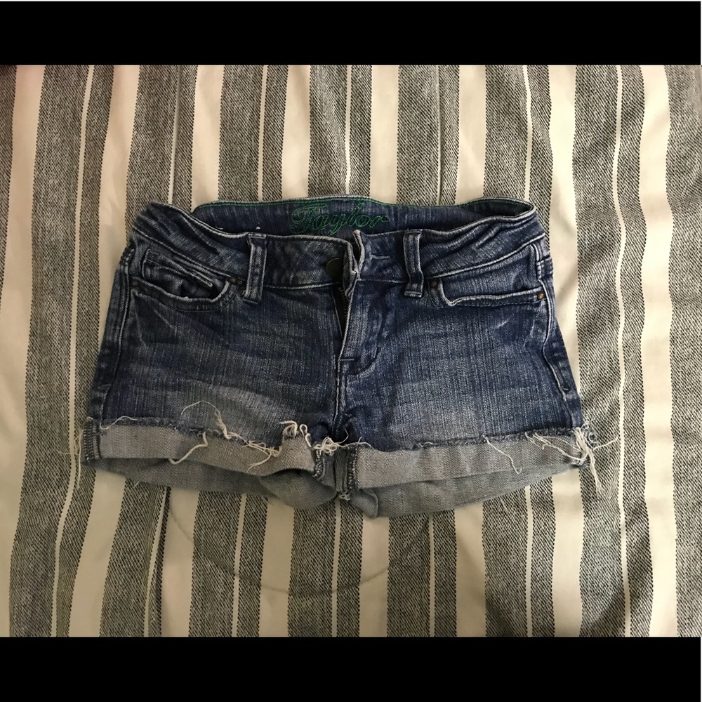 Denim shorts